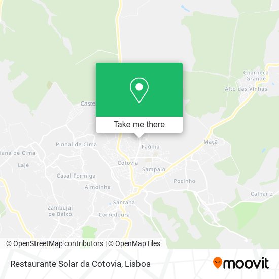 Restaurante Solar da Cotovia map