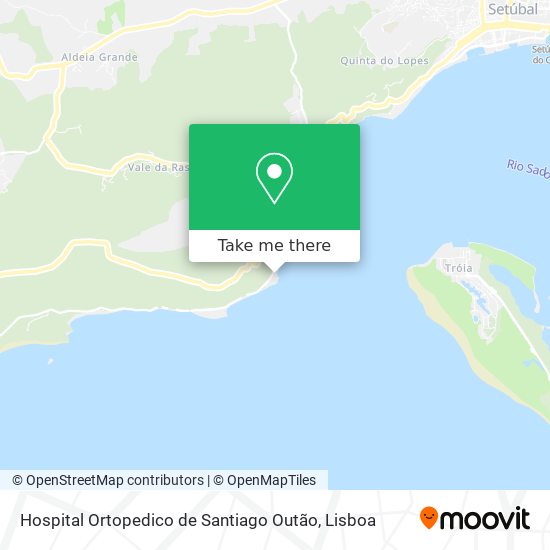 Hospital Ortopedico de Santiago Outão map