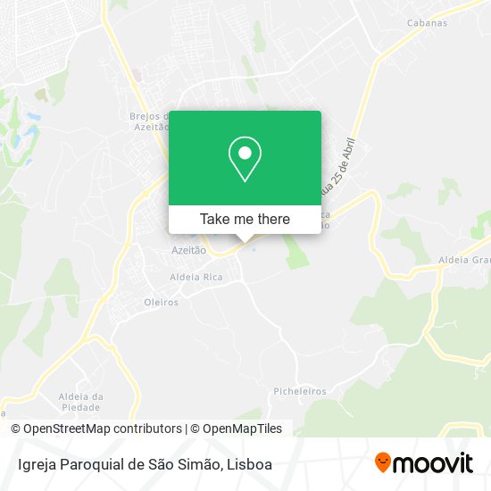 Igreja Paroquial de São Simão map