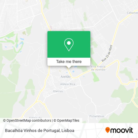 Bacalhôa Vinhos de Portugal map