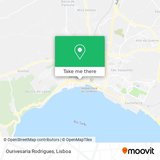 Ourivesaria Rodrigues mapa