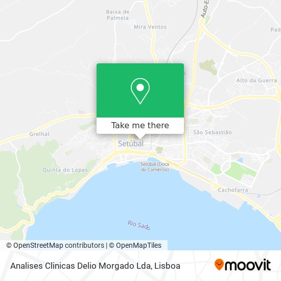 Analises Clinicas Delio Morgado Lda mapa