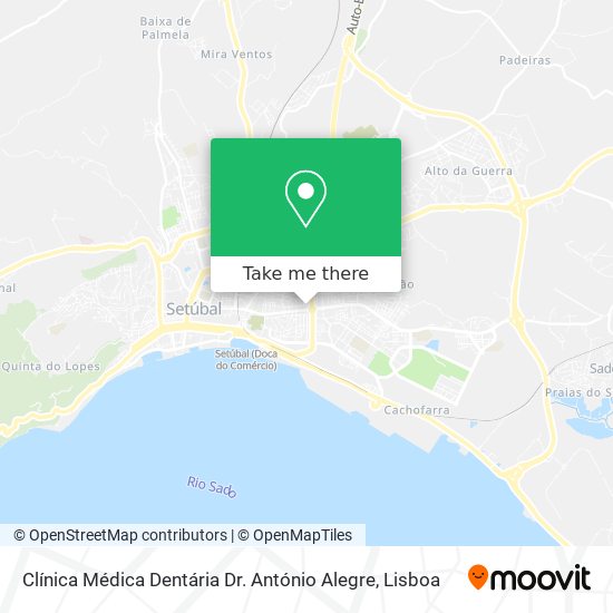 Clínica Médica Dentária Dr. António Alegre map