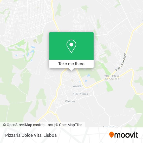 Pizzaria Dolce Vita mapa