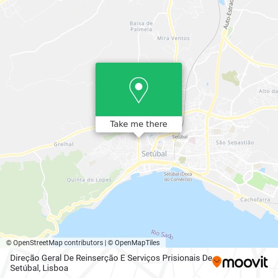 Direção Geral De Reinserção E Serviços Prisionais De Setúbal map