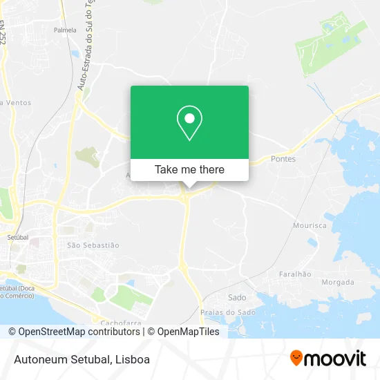 Autoneum Setubal map