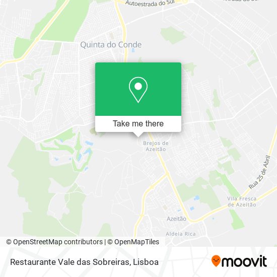 Restaurante Vale das Sobreiras map