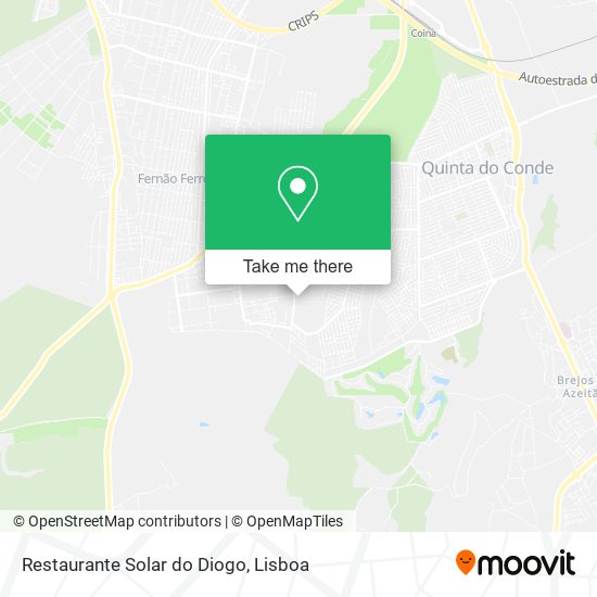 Restaurante Solar do Diogo map