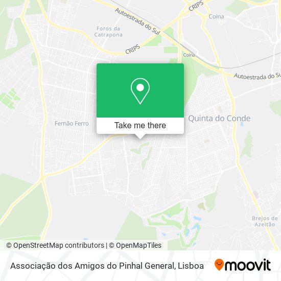 Associação dos Amigos do Pinhal General map