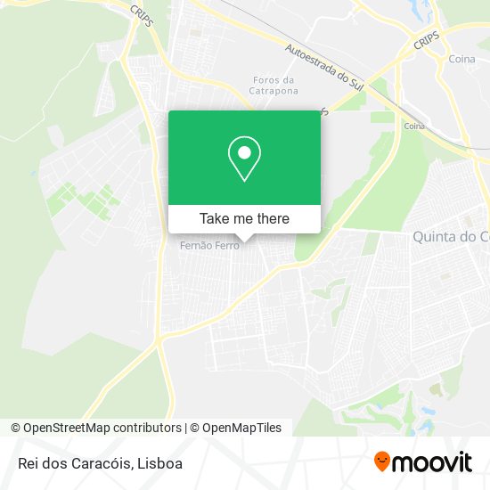 Rei dos Caracóis map
