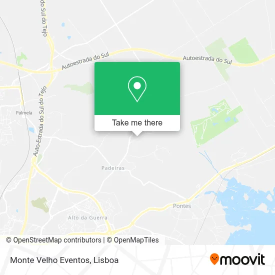 Monte Velho Eventos map