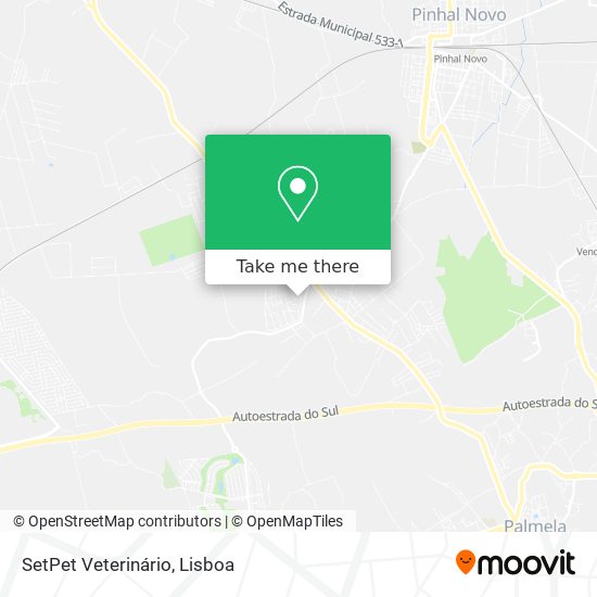 SetPet Veterinário map