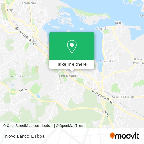 Novo Banco map