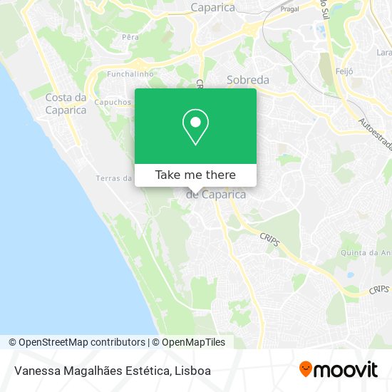 Vanessa Magalhães Estética map