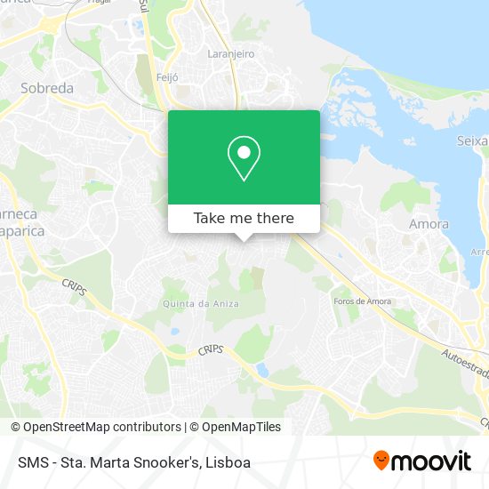 SMS - Sta. Marta Snooker's mapa