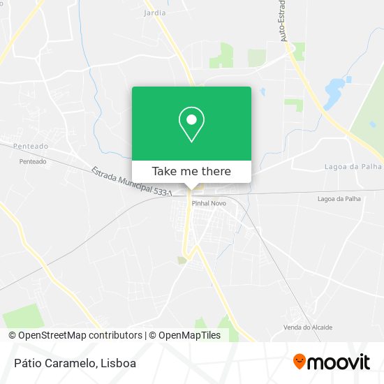 Pátio Caramelo mapa