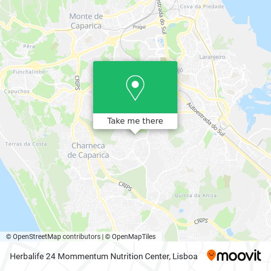 Herbalife 24 Mommentum Nutrition Center mapa