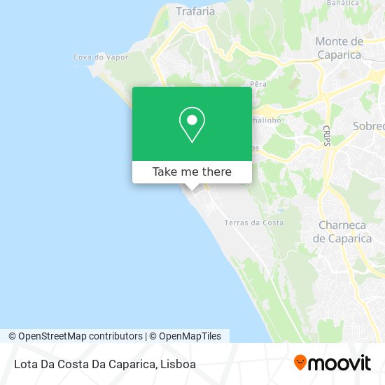 Lota Da Costa Da Caparica map