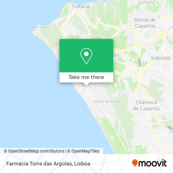 Farmácia Torre das Argolas map