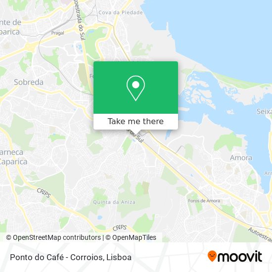 Ponto do Café - Corroios map