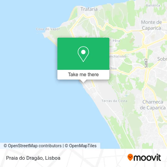 Praia do Dragão map
