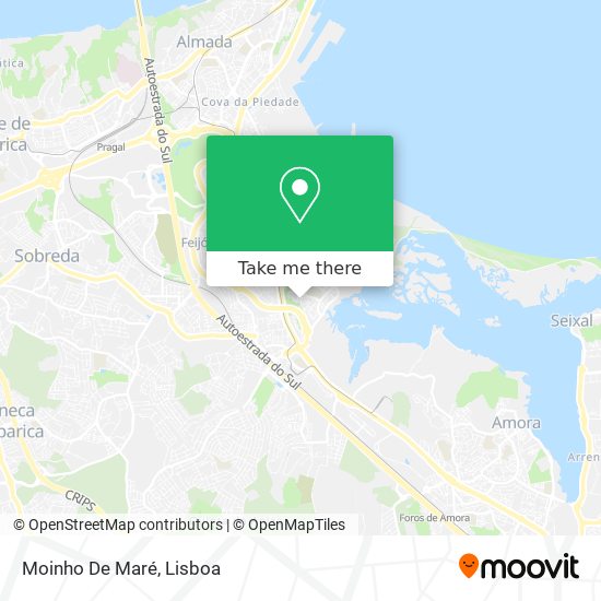 Moinho De Maré mapa