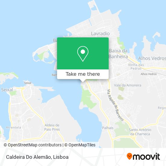Caldeira Do Alemão map