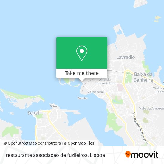 restaurante associacao de fuzileiros map