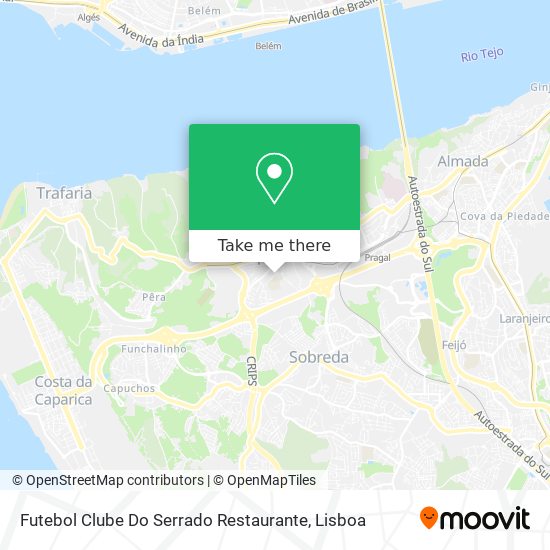 Futebol Clube Do Serrado Restaurante map