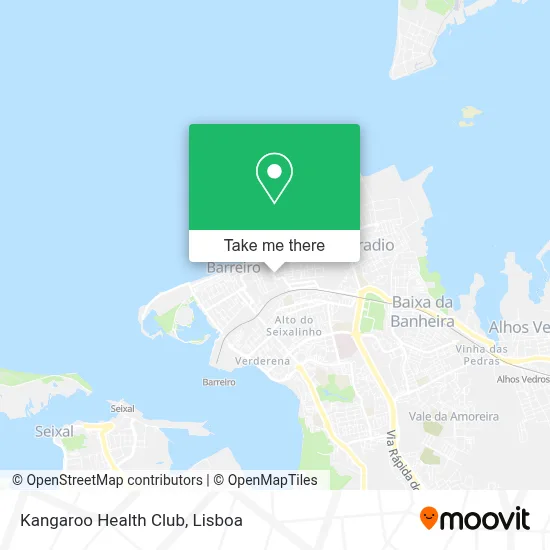 Kangaroo Health Club map