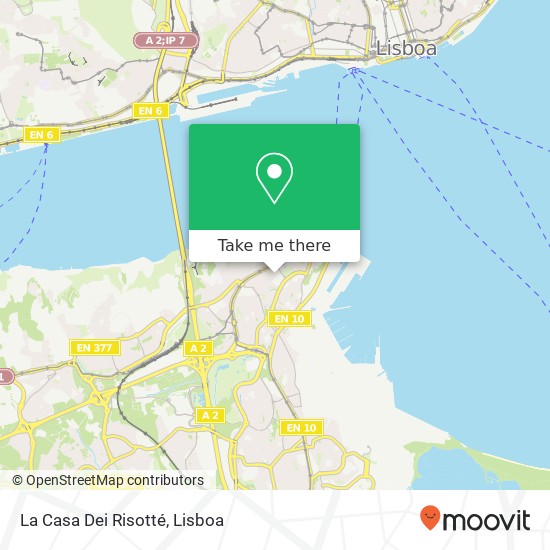 La Casa Dei Risotté map