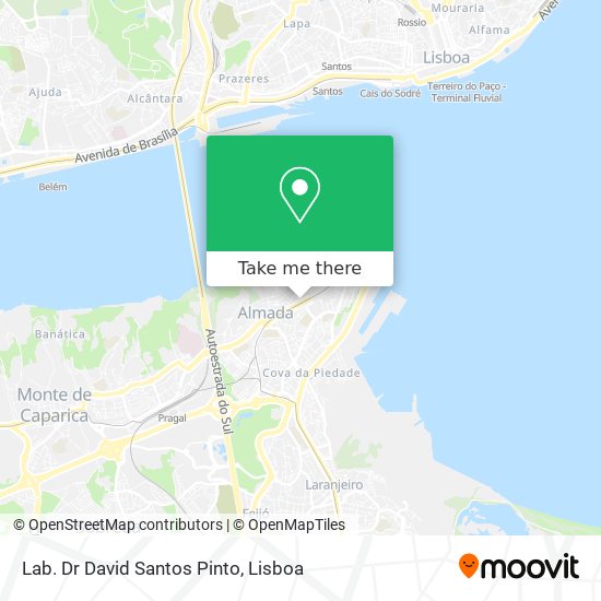 Lab. Dr David Santos Pinto map