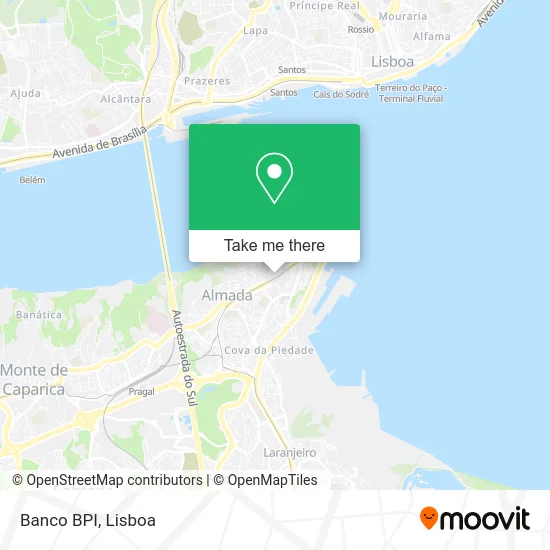 Banco BPI map