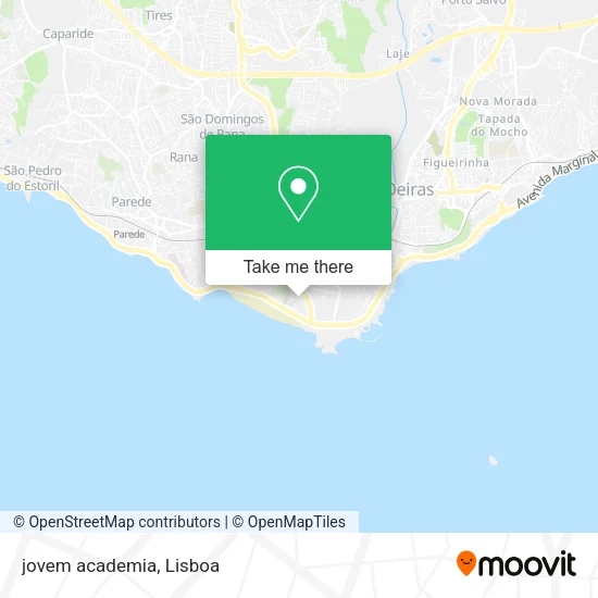 jovem academia map