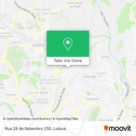 Rua 28 de Setembro 250 mapa