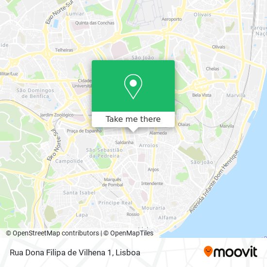Rua Dona Filipa de Vilhena 1 map