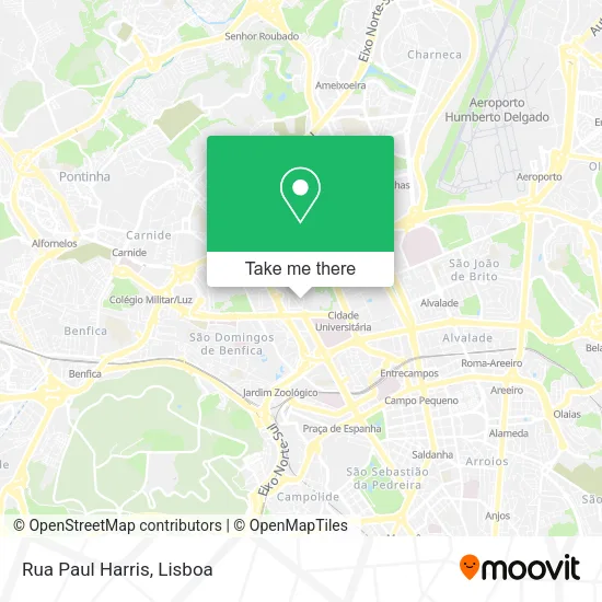 Rua Paul Harris map
