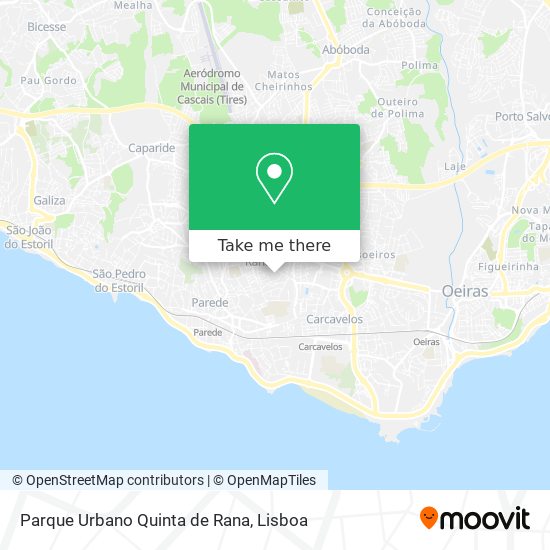 Parque Urbano Quinta de Rana map