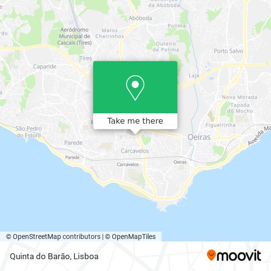 Quinta do Barão map