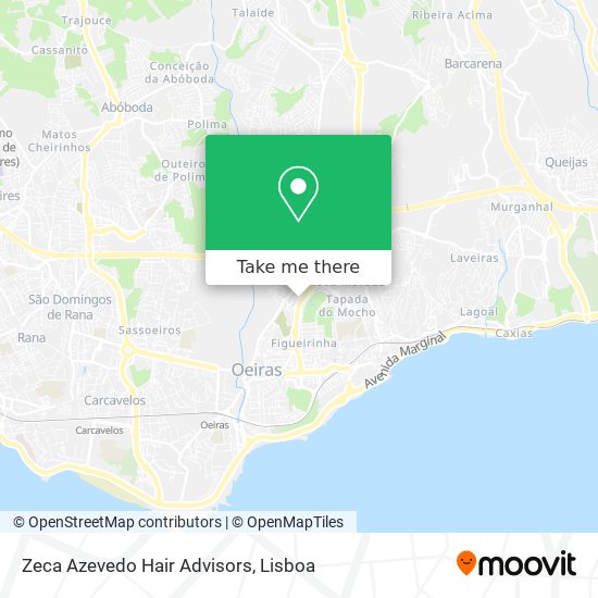 Zeca Azevedo Hair Advisors map