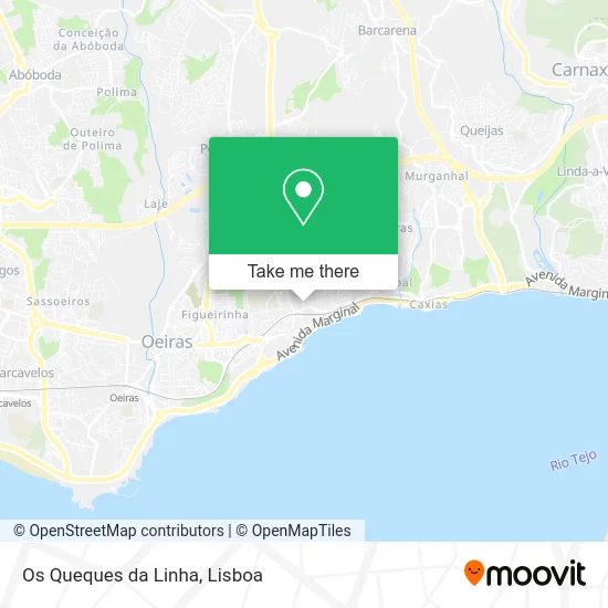 Os Queques da Linha map