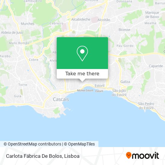 Carlota Fábrica De Bolos map