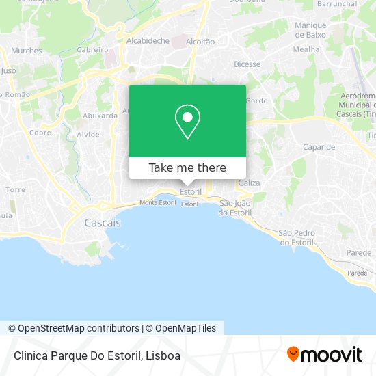 Clinica Parque Do Estoril map