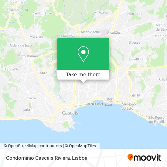 Condominio Cascais Riviera map