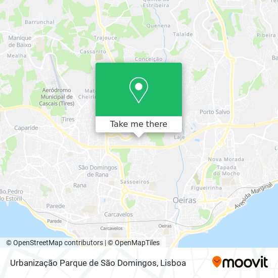 Urbanização Parque de São Domingos map