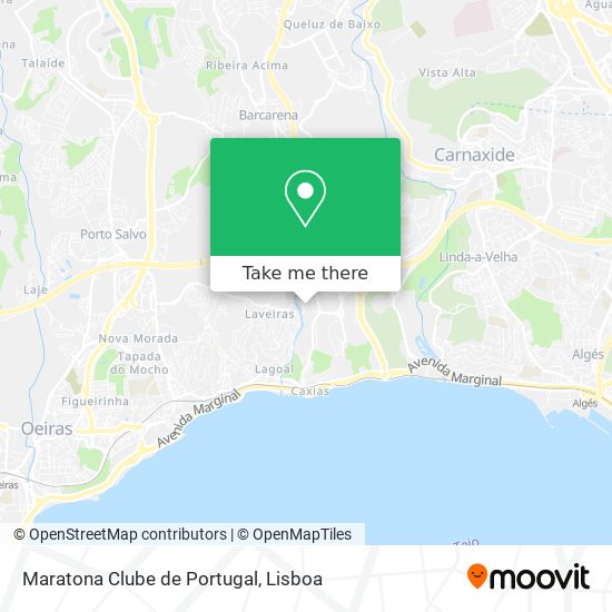 Maratona Clube de Portugal map