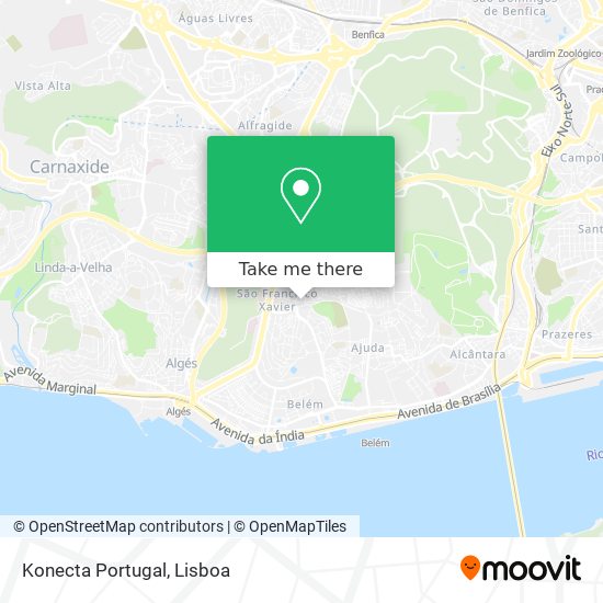 Konecta Portugal map