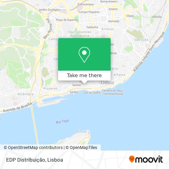 EDP Distribuição map