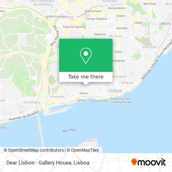 Dear Lisbon - Gallery House map