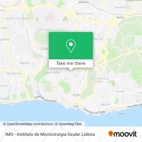 IMO - Instituto de Microcirurgia Ocular mapa
